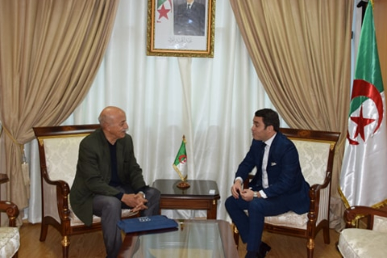 Amar Addadi met with the new Algerian Minister of Sports and Youth - ICMG