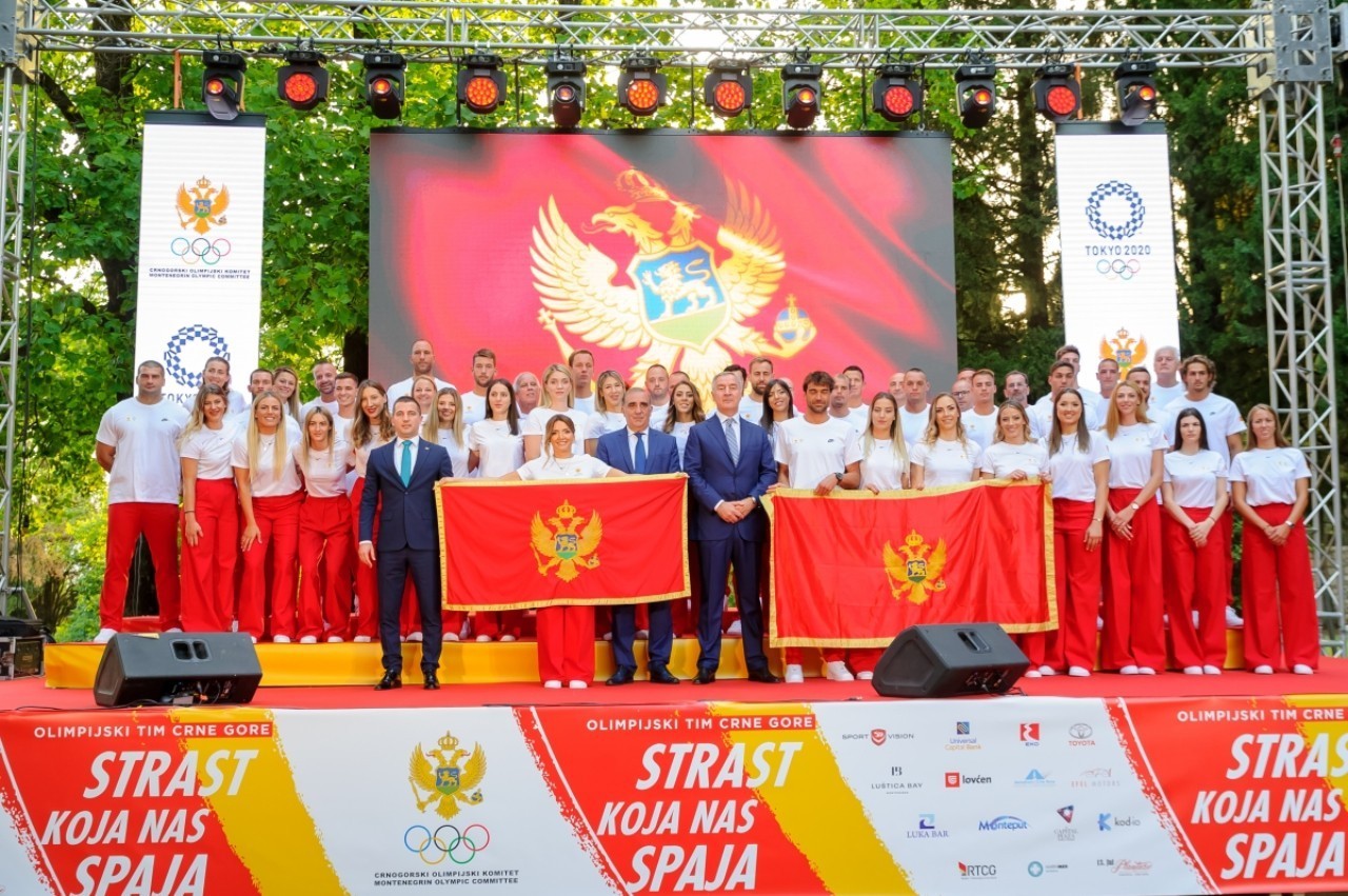 Montenegro S Farewell To Olympic Athletes Icmg