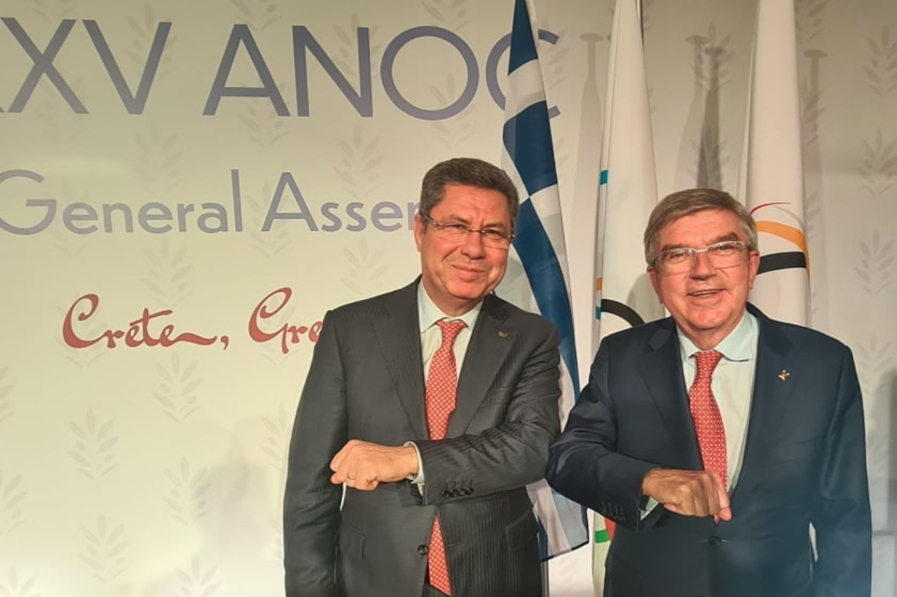 The President Of Cnot Mehrez Boussayène Attended The Anoc General Assembly Icmg 