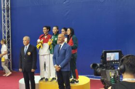The ICMG President Davide Tizzano awarded the first medals of the Mediterranean Games
