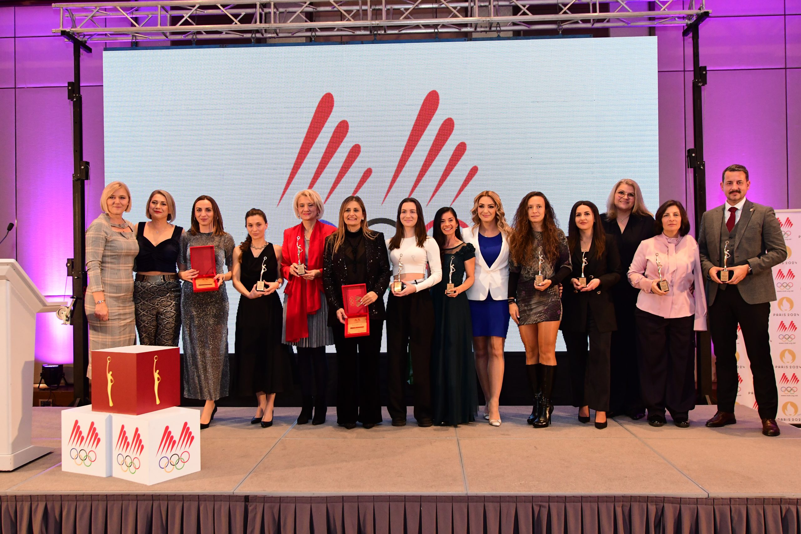 The National Olympic Committee of North Macedonia honors the women in