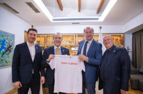 The ISSF President visits the Albanian Olympic Committee