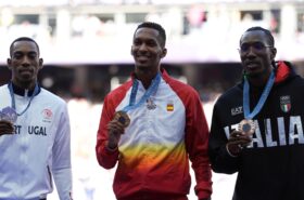 Medals for Spain, Portugal and Italy in the triple jump at the Paris 2024 Olympics