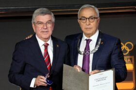 IOC President presents the Olympic Order to COE President Alejandro Blanco