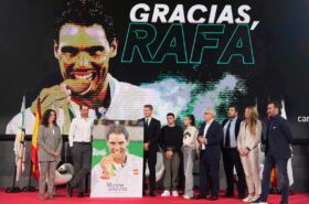Hommage à Rafa Nadal par le Comité olympique espagnol