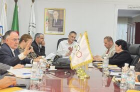 The first meeting of the Algerian Olympic and Sports Committee Executive Bureau