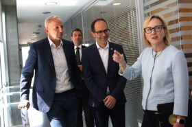 The U.S. Ambassador visits the Cyprus Olympic Committee