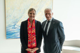 Τhe President of CONI Luciano Buonfiglio met with Prime Minister Giorgia Meloni and IOC President Kirsty Coventry