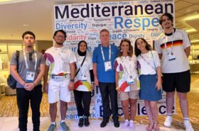 ICMG Acting President Mehrez Boussayene meets Mediterranean Young Ambassadors in Taranto